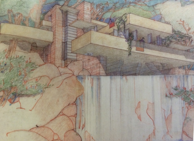 Rendered Perspective Source: Frank Lloyd Wright 1917-1942 The Complete Works, Taschen 2010
